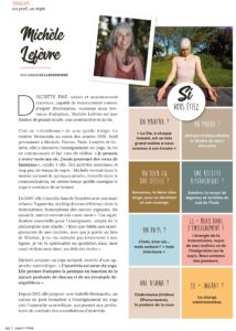 2019 juillet aout – Esprit Yoga – Un pro un style Michele Lefevre