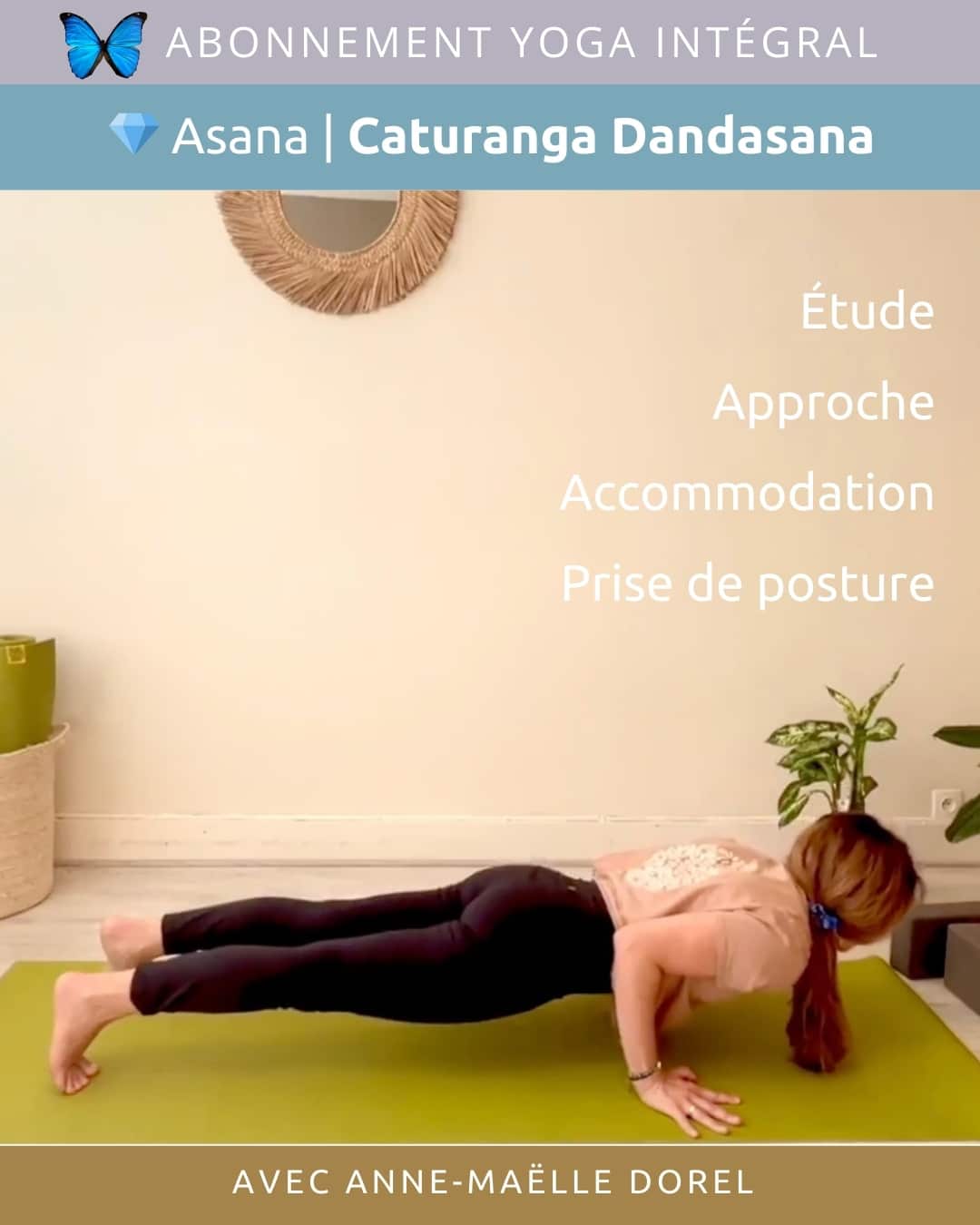Abonnement Yoga Intégral : Caturanga Dansdasana, mars 2026
