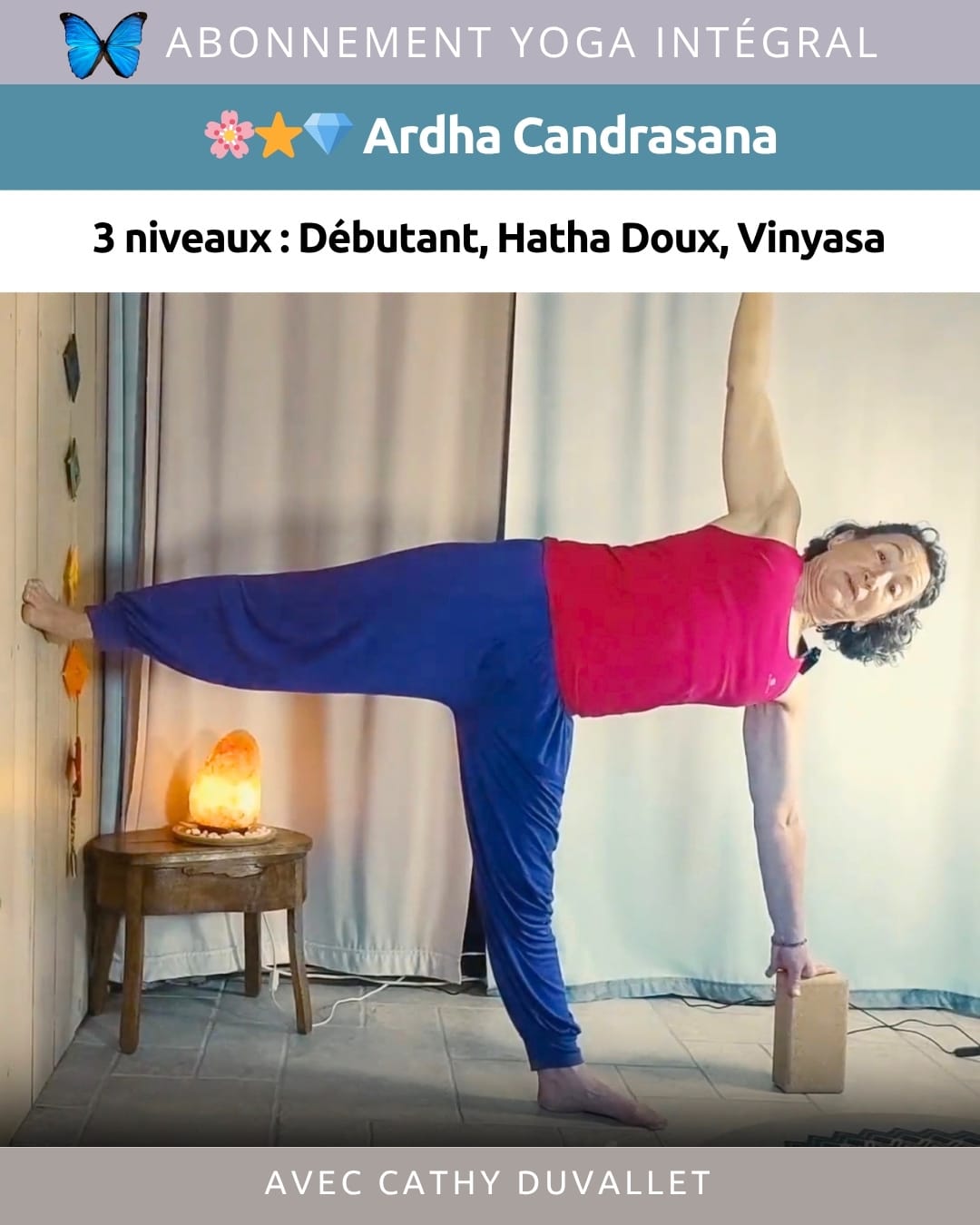 Abonnement Yoga Intégral - Ardha Candrasana