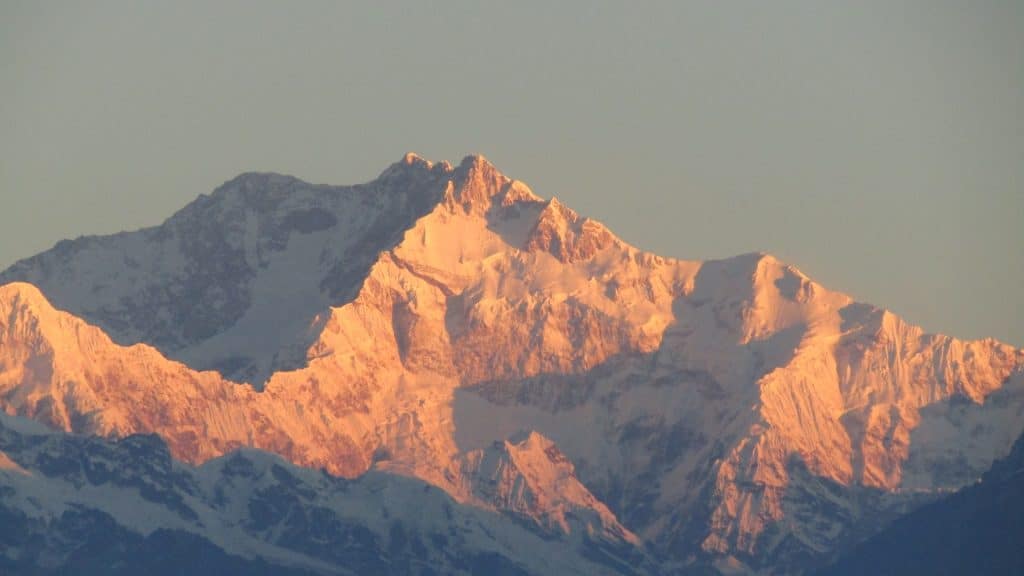 Montagne aurore Mère Nature