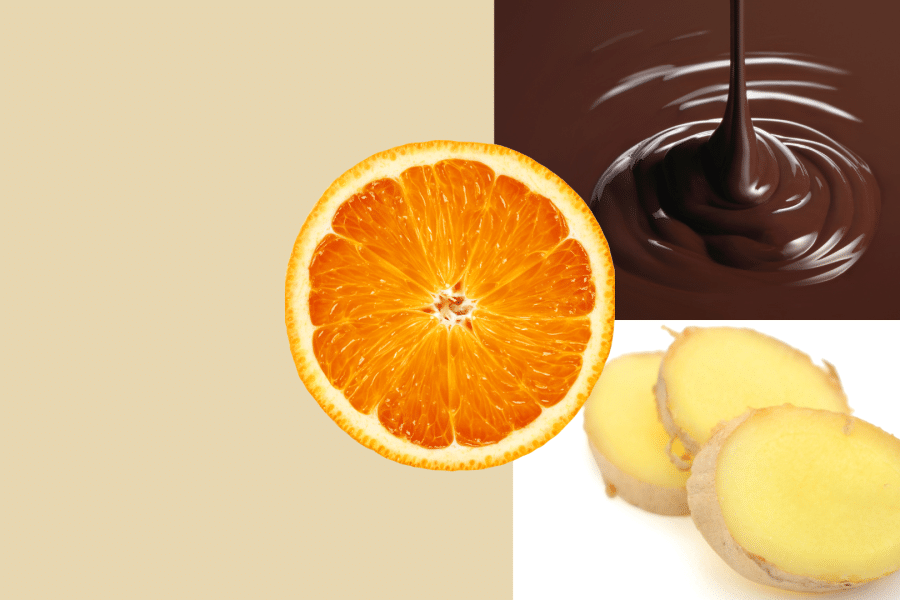 Flan au chocolat parfumé