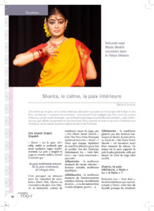 Publication Shanta Cahiers du Yoga42oct22 1