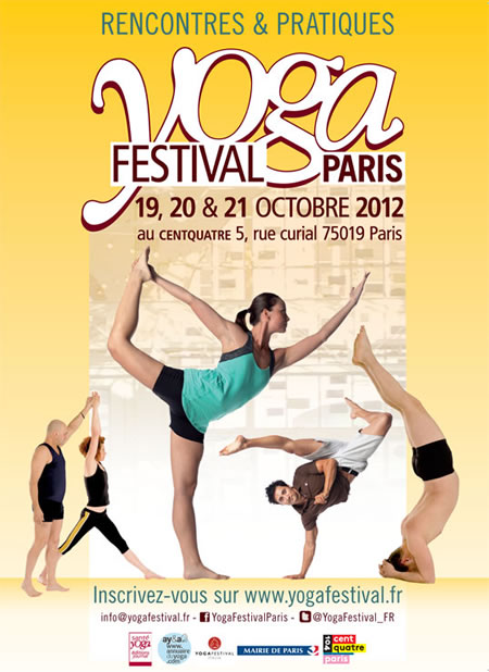 Premier Yoga Festival à Paris, les 19, 20 et 21 octobre 2012