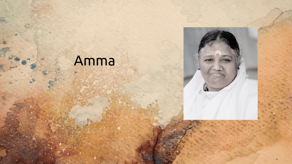 Visite d’Amma, témoignage de 2010