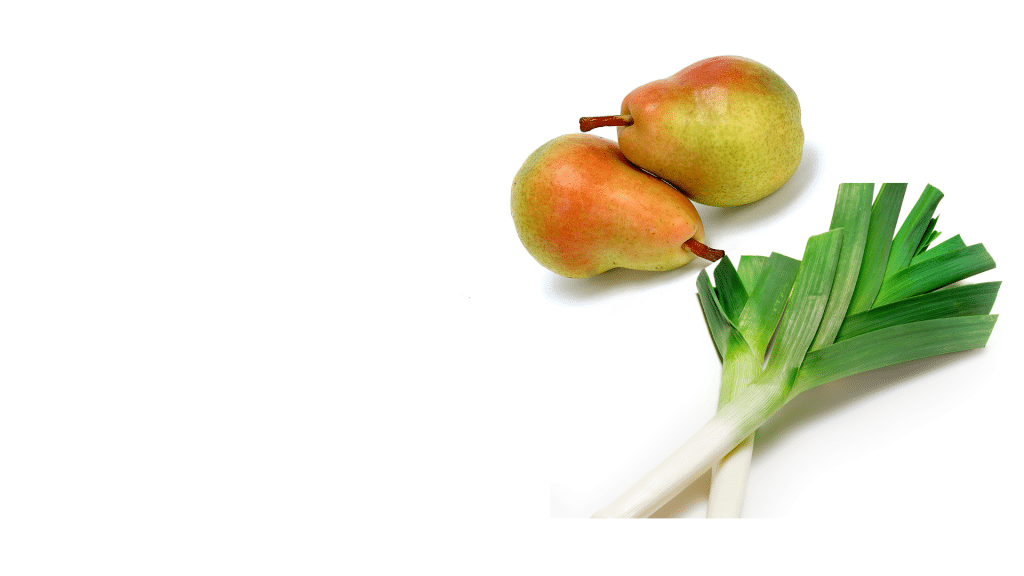 Pain farci au poireau et à la poire