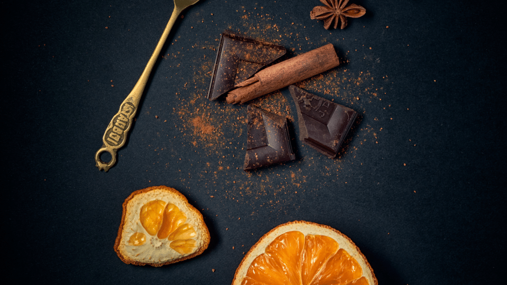 truffes de chocolat aux écorces d’orange
