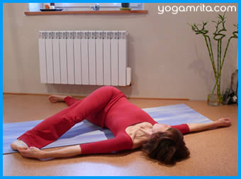 yogamrita etirement torsion sans sangle