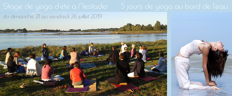 Stage de yoga du 21 au 26 juillet 2019 (Morbihan)